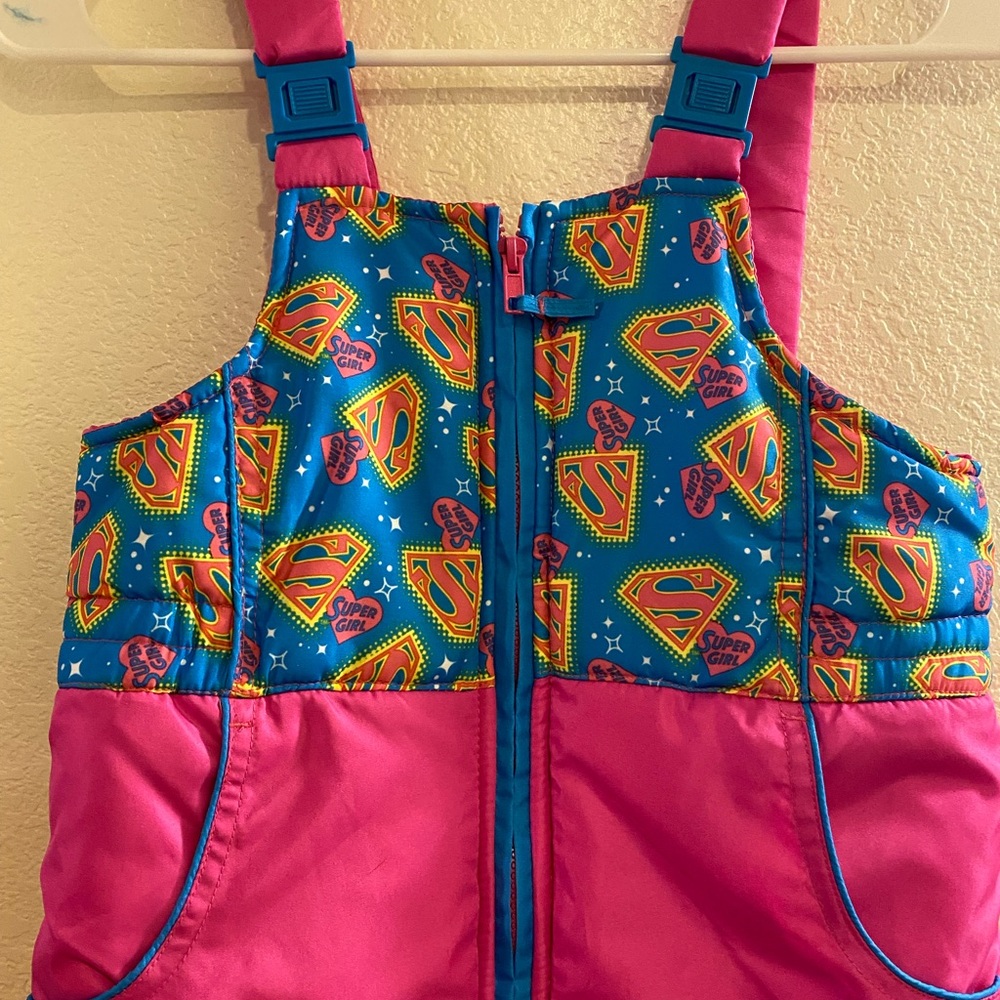 Supergirl snow overalls